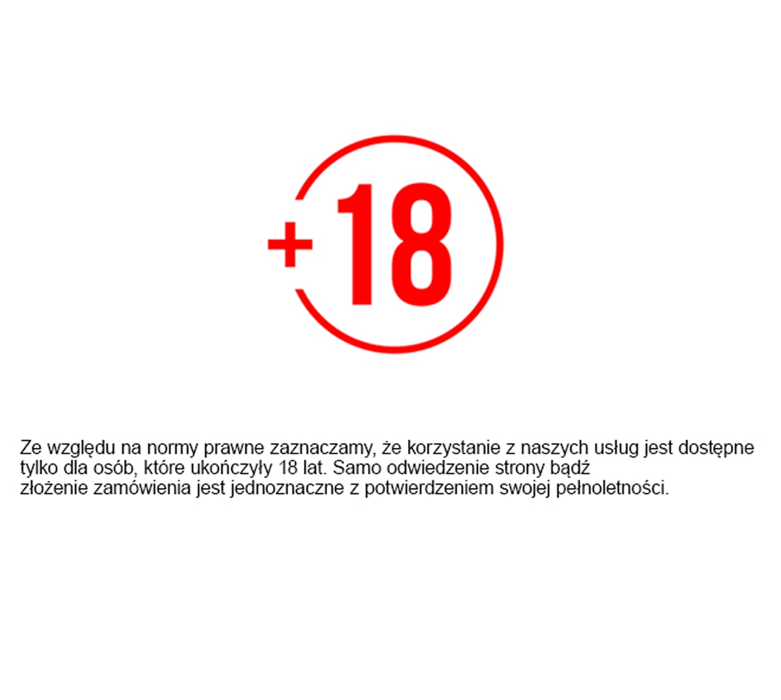 Strona skierowana jest tylko do osób powyżej 18. roku życia.